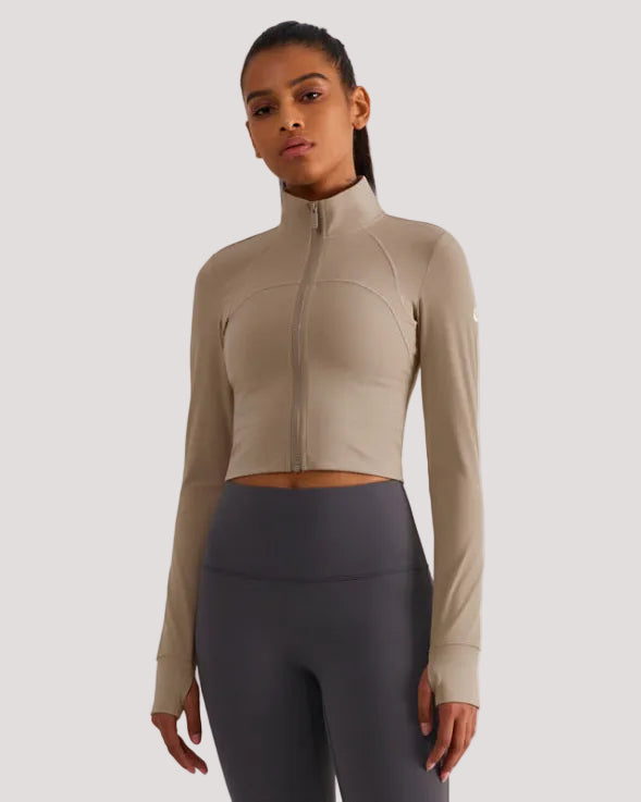 Crop Zipped Jacket
