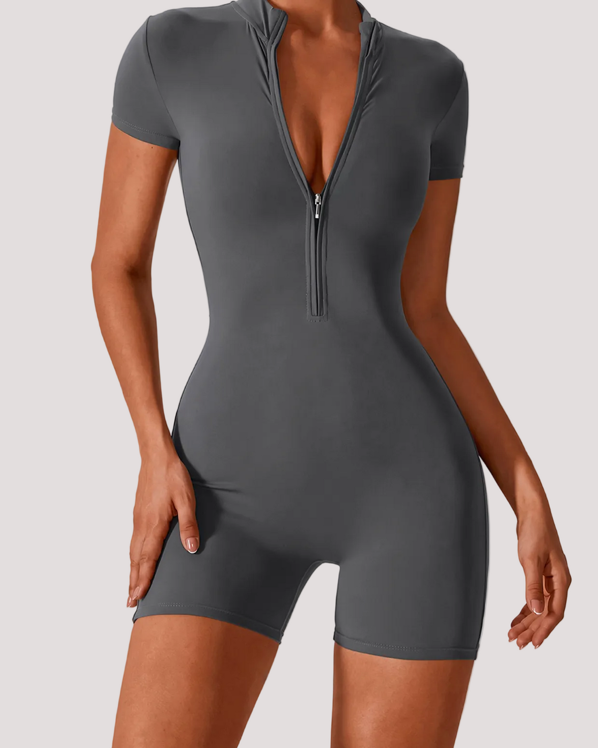 Enterizo Short Zipper