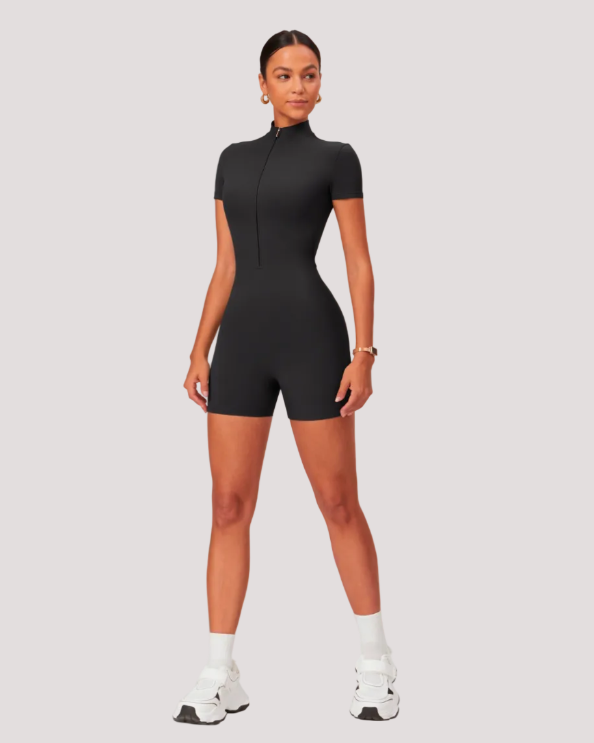 Enterizo Short Zipper